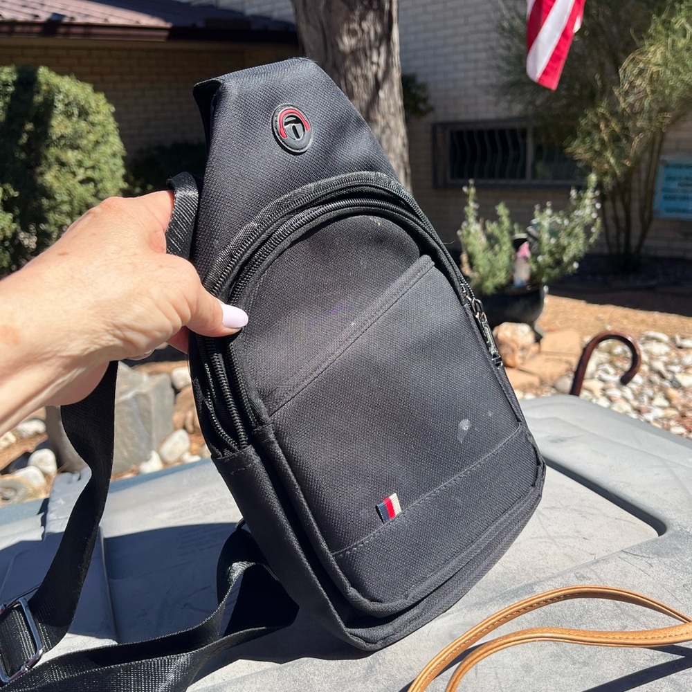 Stylish Black Crossbody Bag